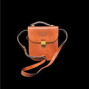 Vintage Oroton Calfskin Leather Crossbody Riding Bag